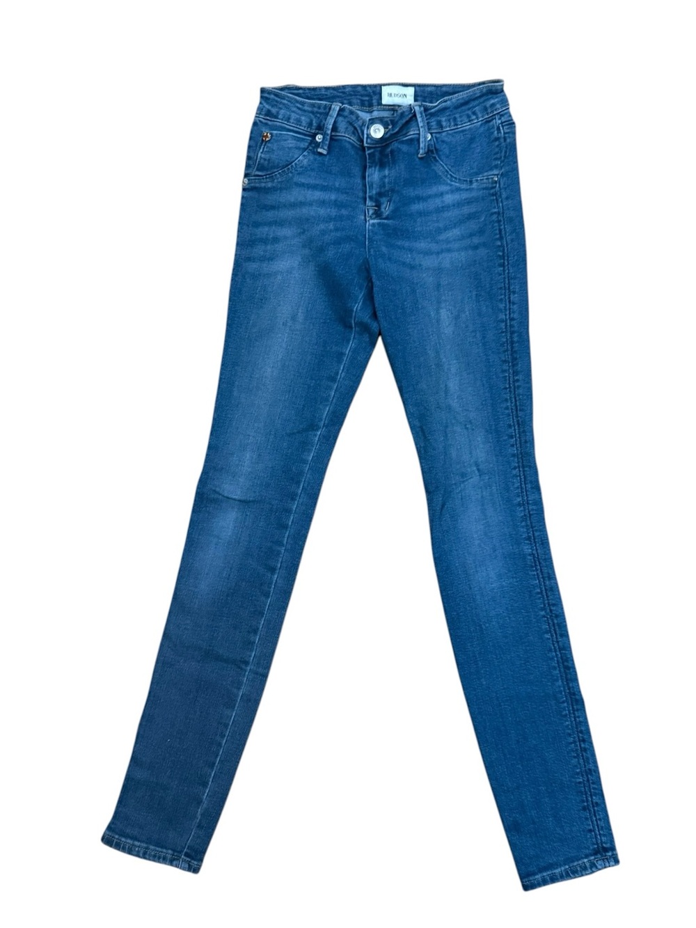 Hudson Jeans Skinny Fit in Medium Blue